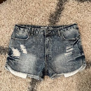 Mossimo High Rise Vintage Wash Shorts